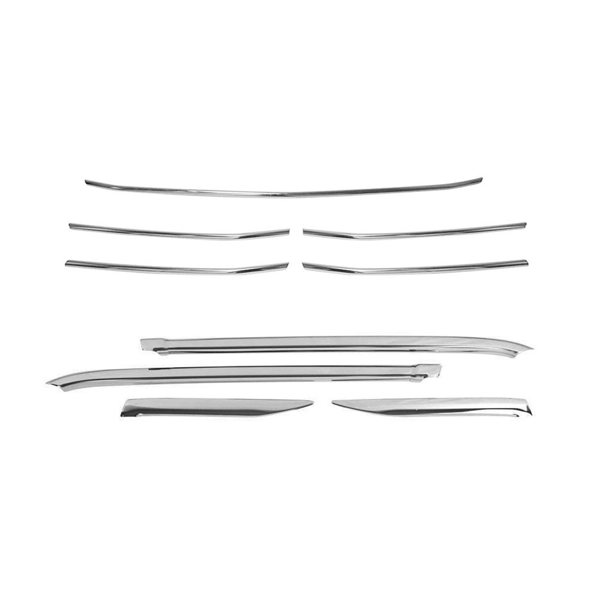 Mercedes-Benz Sprinter Chrome Kit - Front - Omac - Front Grill + Window Trim - Chrome Mercedes-Benz Sprinter Chrome Kit - Front - Omac - Front Grill + Window Trim - Chrome